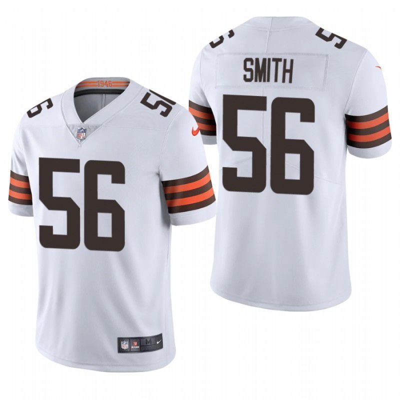 Men Cleveland Browns #56 Malcolm Smith Nike White Game NFL Jersey